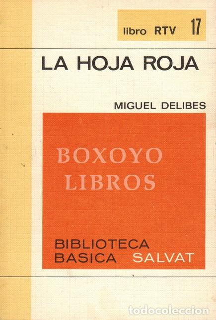Libros: DELIBES, Miguel. La hoja roja - Foto 1