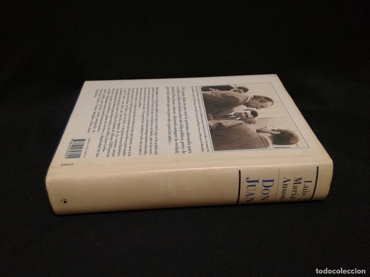 Libros: LIBRO - DON JUAN - LUIS MAR&Iacute;A ANSON - Foto 3