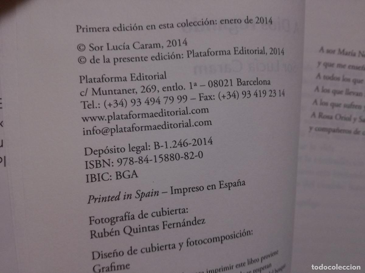 Libros: LIBRO - A DIOS ROGANDO - SOR LUCIA CARAM - Foto 2
