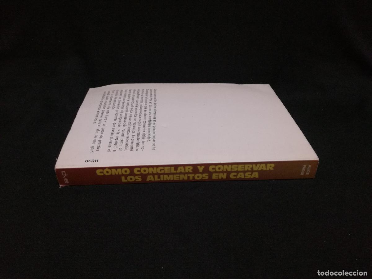 Libros: LIBRO - COMO CONGELAR Y CONSERVAR LOS ALIMENTOS EN CASA - ALICE PAGGI - DE VECCHI - Foto 3