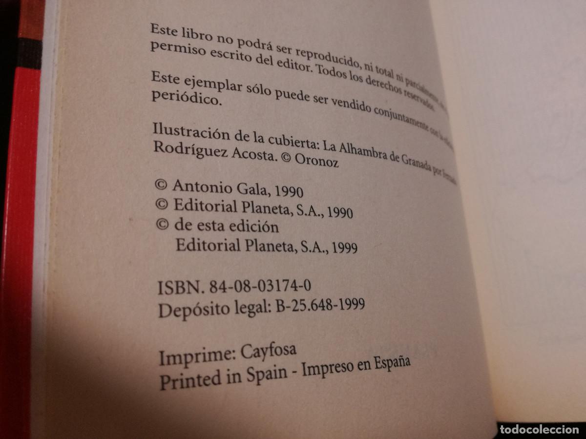 Libros: LIBRO - EL MANUSCRITO CARMES&Iacute; - ANTONIO GALA - Foto 2