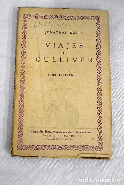 Libros: Viajes de Gulliver, Tomo III..- Swift, Jonathan - Foto 1