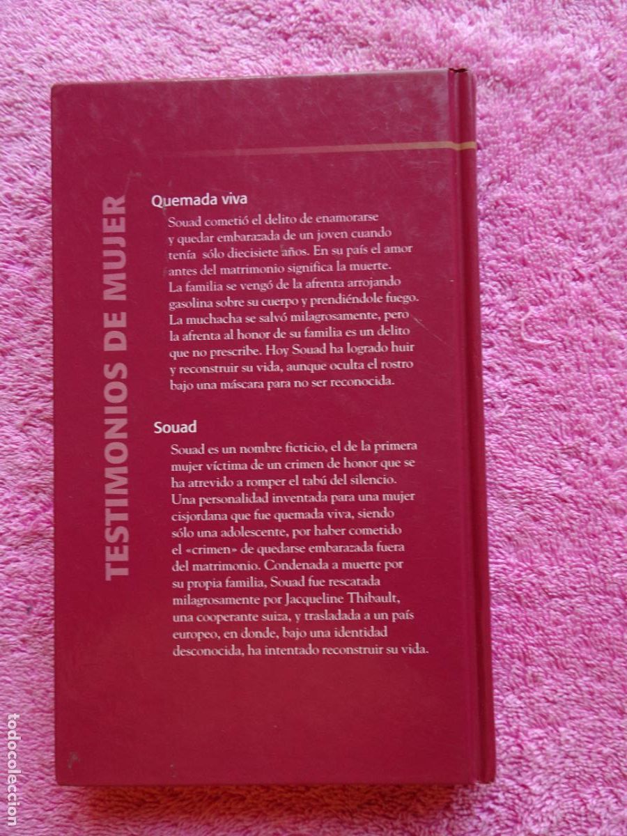 Libros: quemada viva souad editorial rba 2004 coleccionables - Foto 10