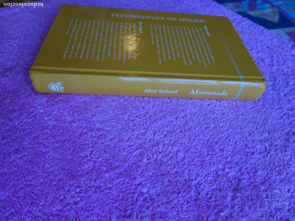 Libros: Afortunada Alice Sebold editorial rba 2007 coleccionables - Foto 12