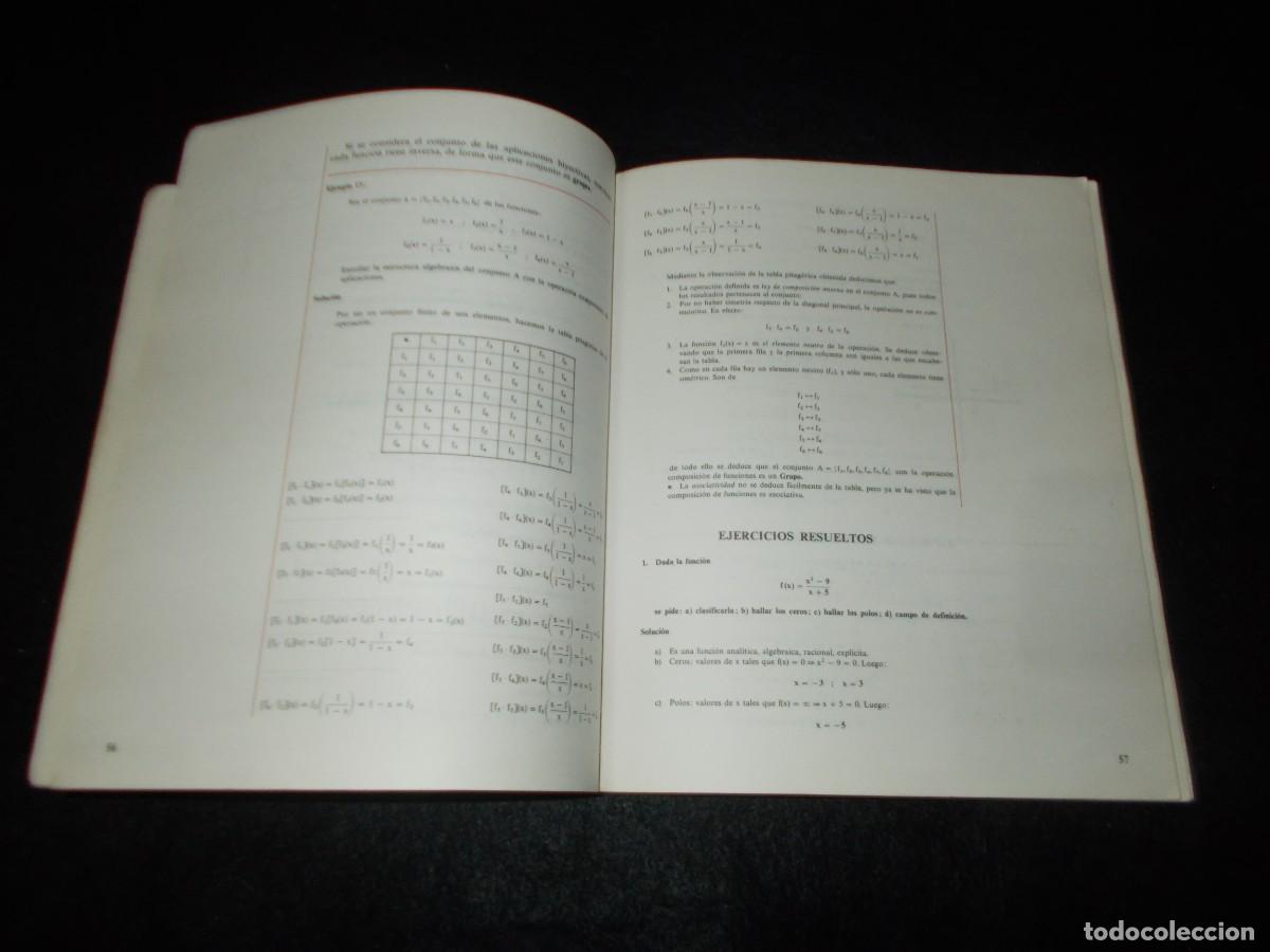 Libros: MATEM&Aacute;TICAS 2 BACHILLERATO 2&ordm;. SM 1983. Libro de Texto Escolar - Foto 3