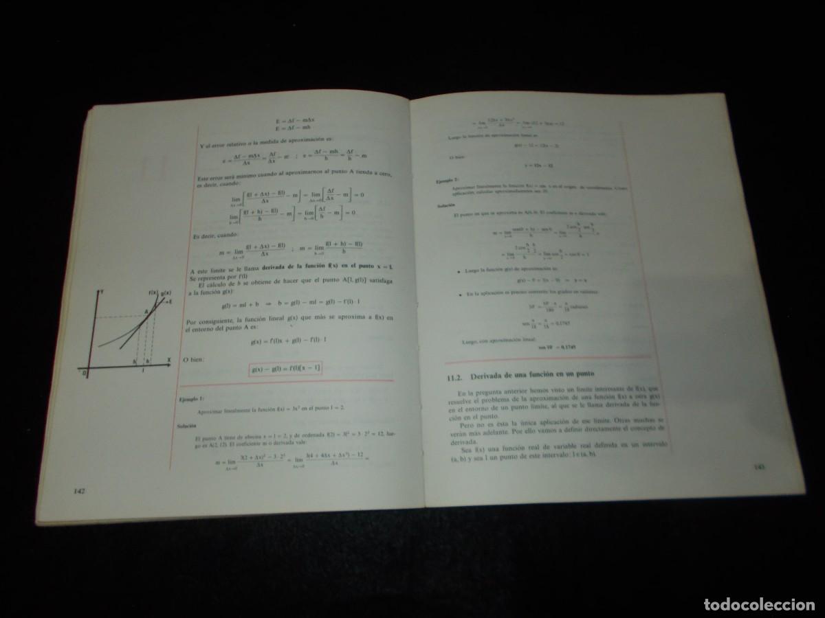 Libros: MATEM&Aacute;TICAS 2 BACHILLERATO 2&ordm;. SM 1983. Libro de Texto Escolar - Foto 5