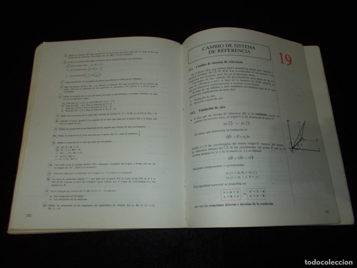 Libros: MATEM&Aacute;TICAS 2 BACHILLERATO 2&ordm;. SM 1983. Libro de Texto Escolar - Foto 6