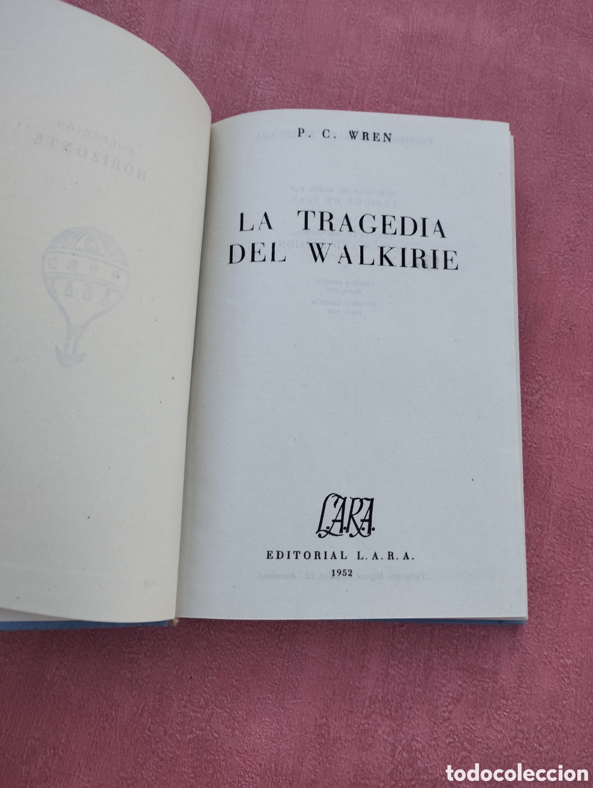 Libros: La tragedia del Walkirie. P.C. Wren. - Foto 1