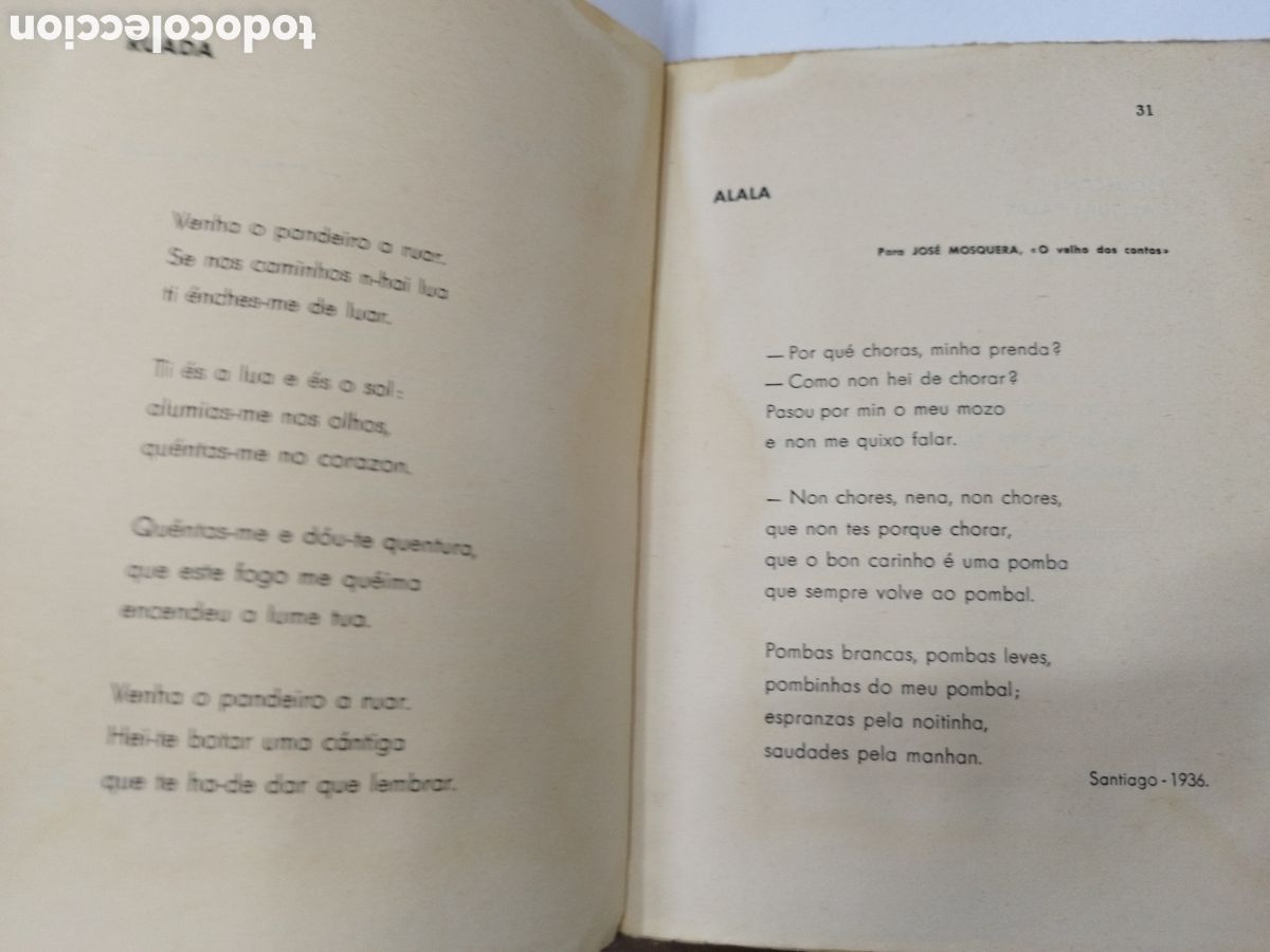 Libros: SULCO E VENTO. A&ntilde;o 1936. Galicia - DE LAS CASAS,Alvaro - Foto 7