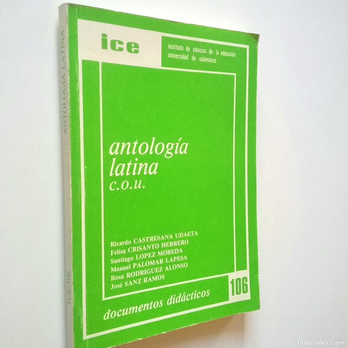 Libros: VV. AA. - Antolog&iacute;a latina. C.O.U. - Foto 1