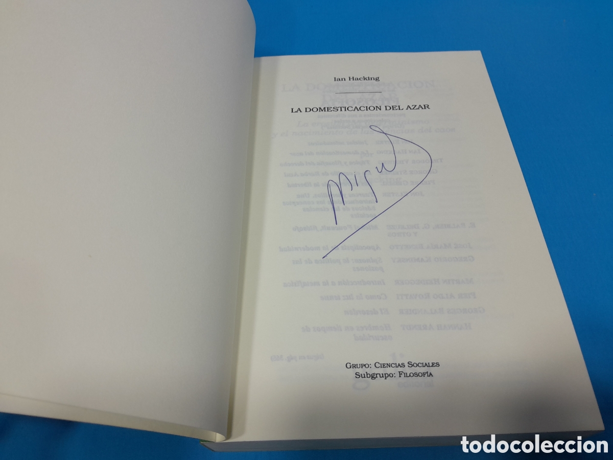 Libros: LA DOMESTICACI&Oacute;N DEL.AZAR - IAN HACKING - Foto 2
