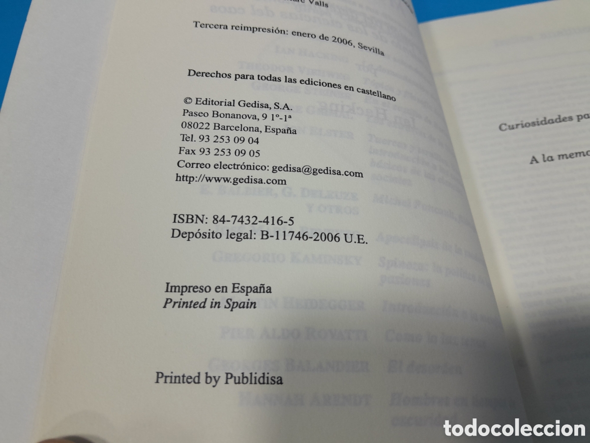 Libros: LA DOMESTICACI&Oacute;N DEL.AZAR - IAN HACKING - Foto 4
