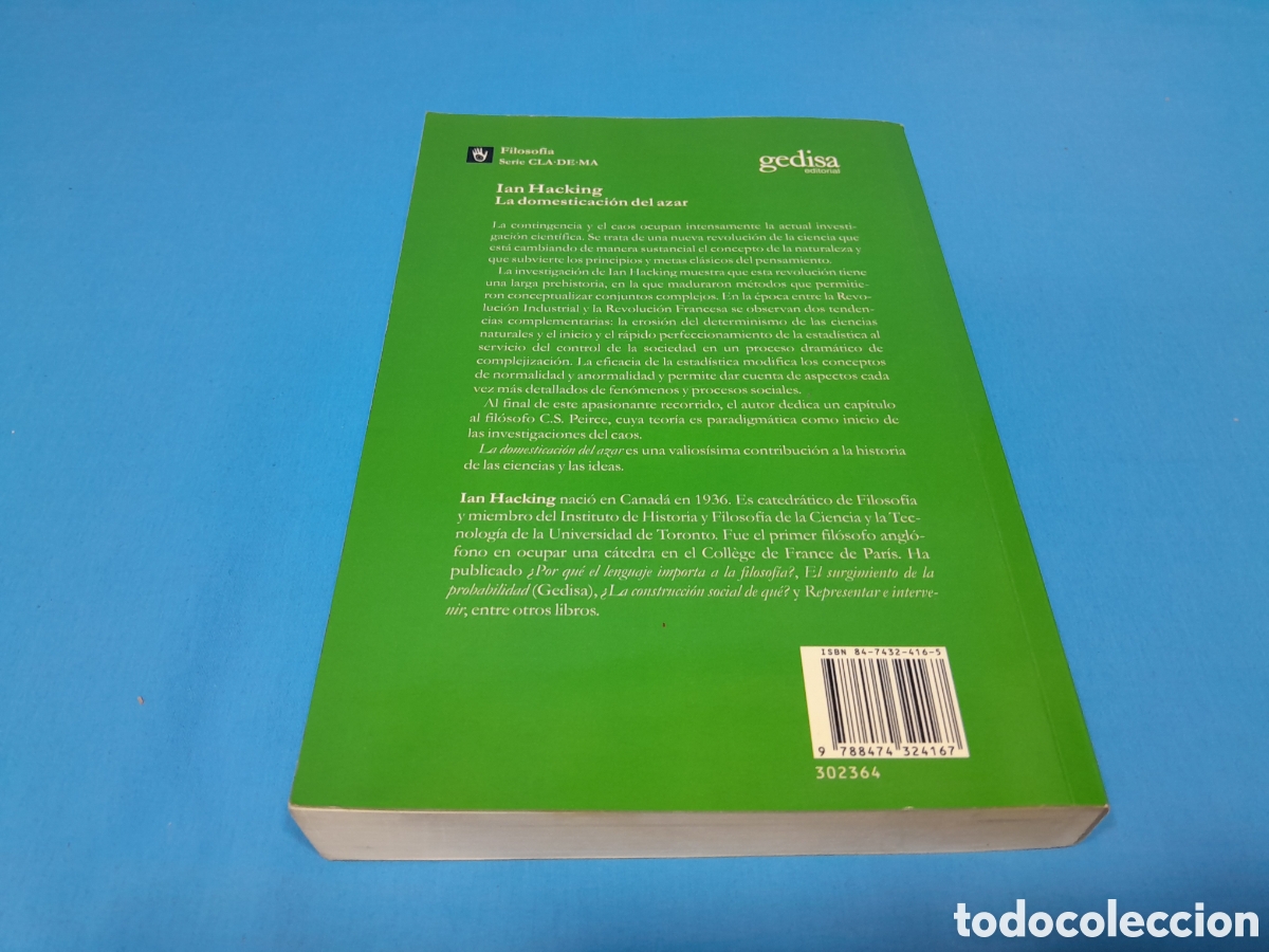 Libros: LA DOMESTICACI&Oacute;N DEL.AZAR - IAN HACKING - Foto 7