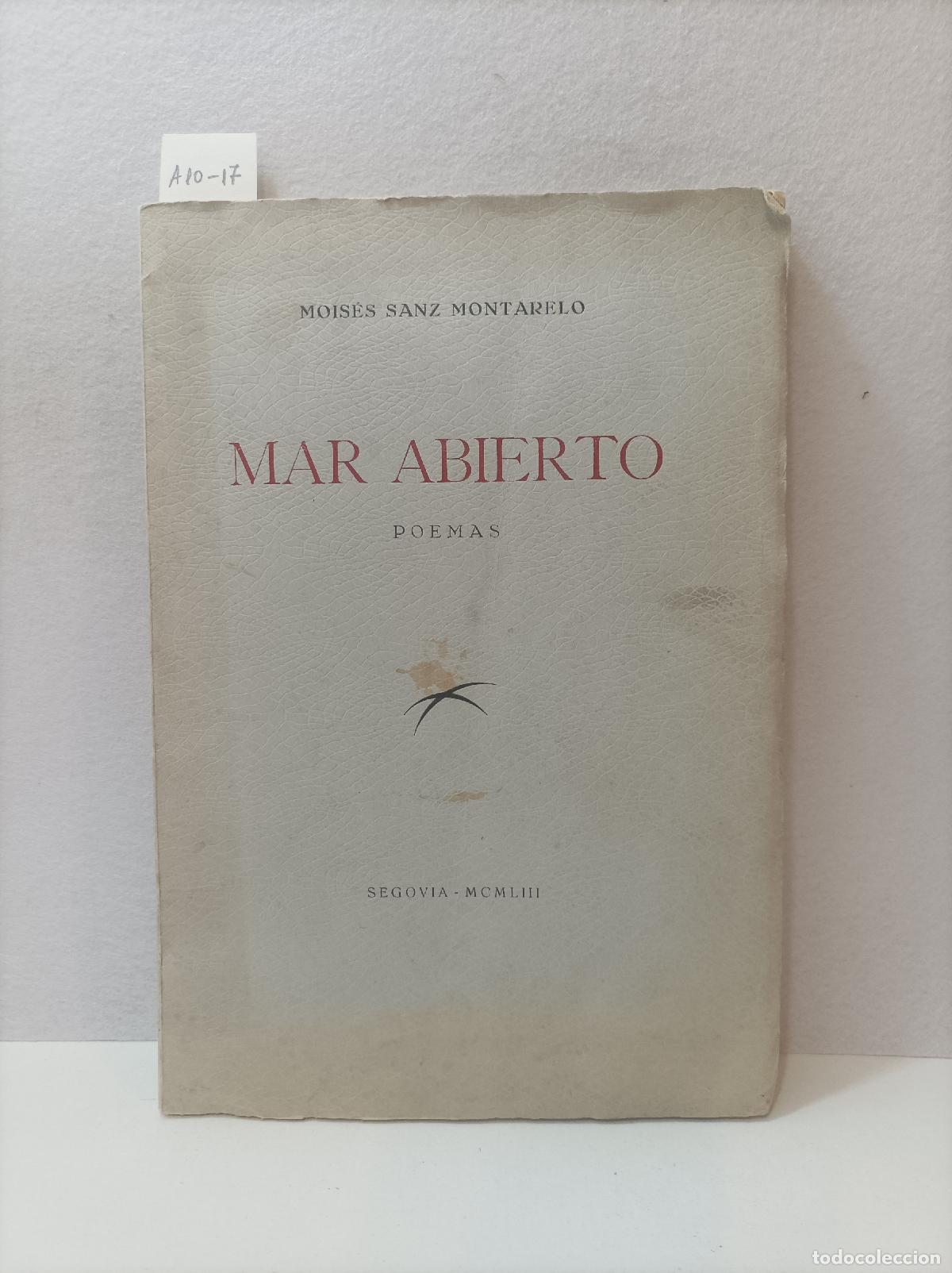 Libros: SANZ MONTARELO, Mois&eacute;s: - Mar abierto. - Foto 1