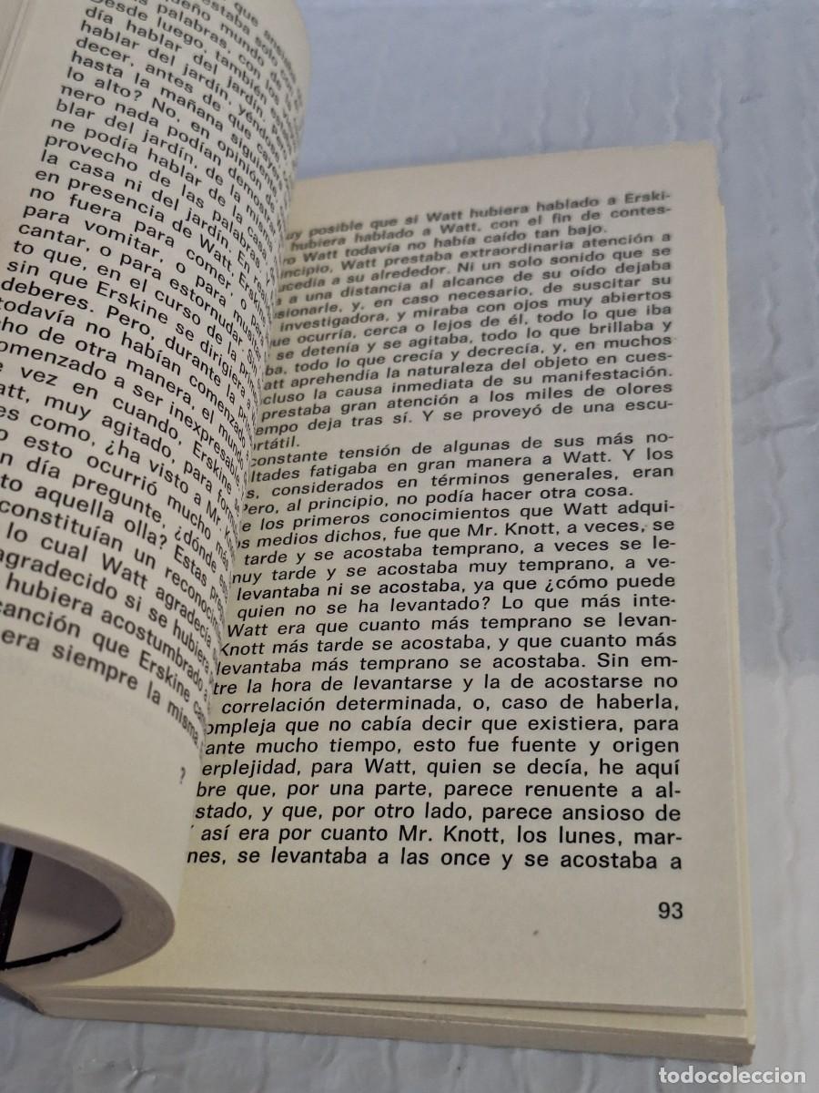 Libros: SAMUEL BECKETT, WATT ,LUMEN, EDICIONES DE BOLSILLO - Foto 7