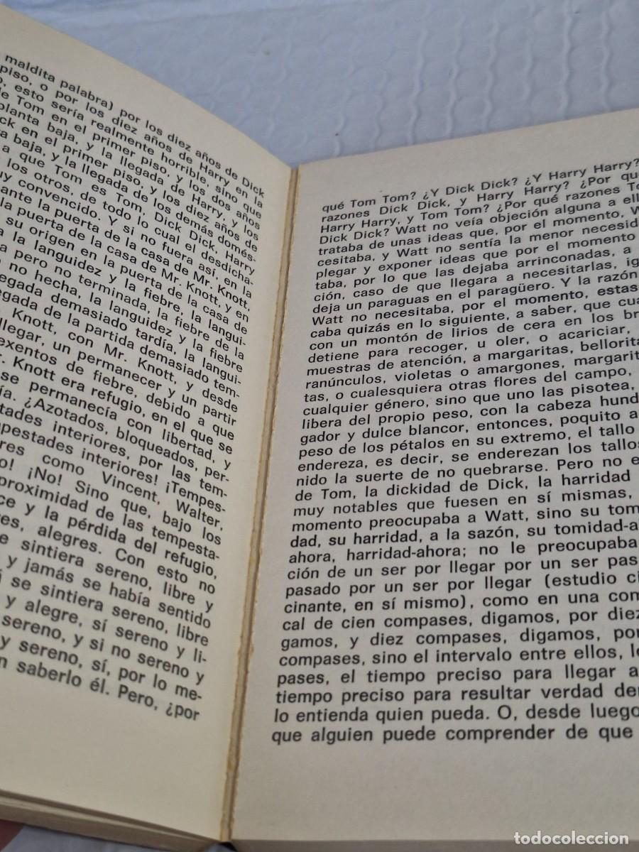 Libros: SAMUEL BECKETT, WATT ,LUMEN, EDICIONES DE BOLSILLO - Foto 12