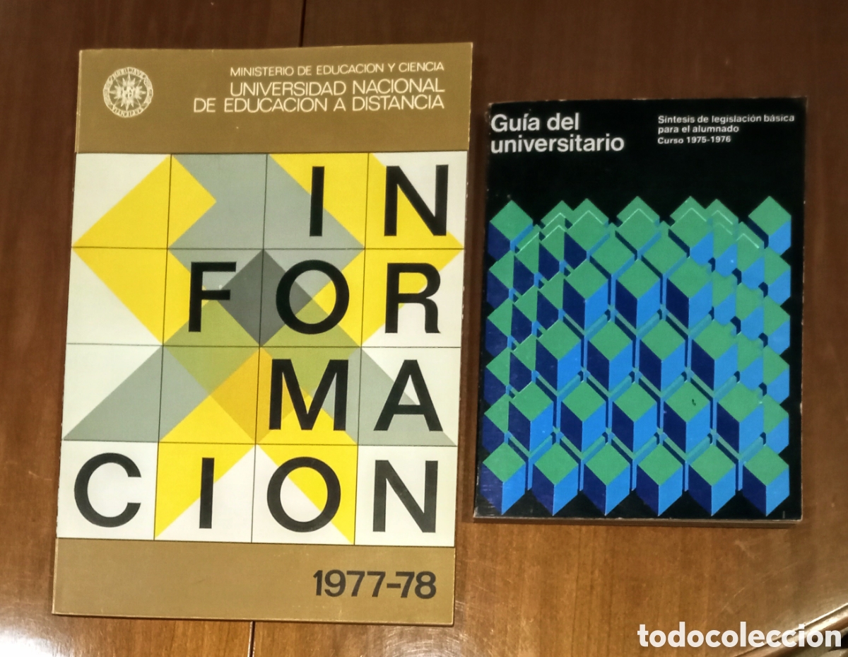 Libros: 2 libros vintage informaci&oacute;n Universidad - Foto 1