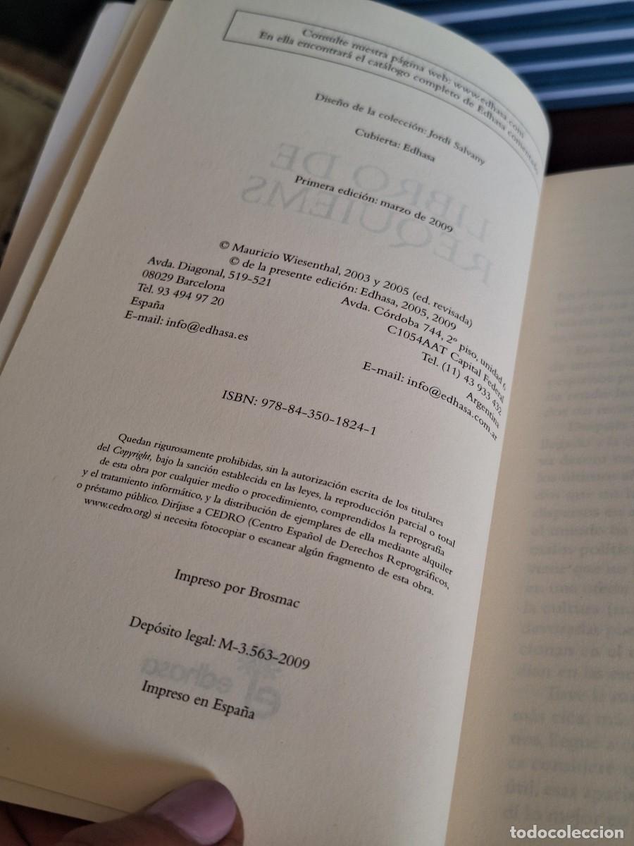 Libros: MAURICIO WIESENTHAL - LIBRO DE R&Eacute;QUIEMS - Foto 14