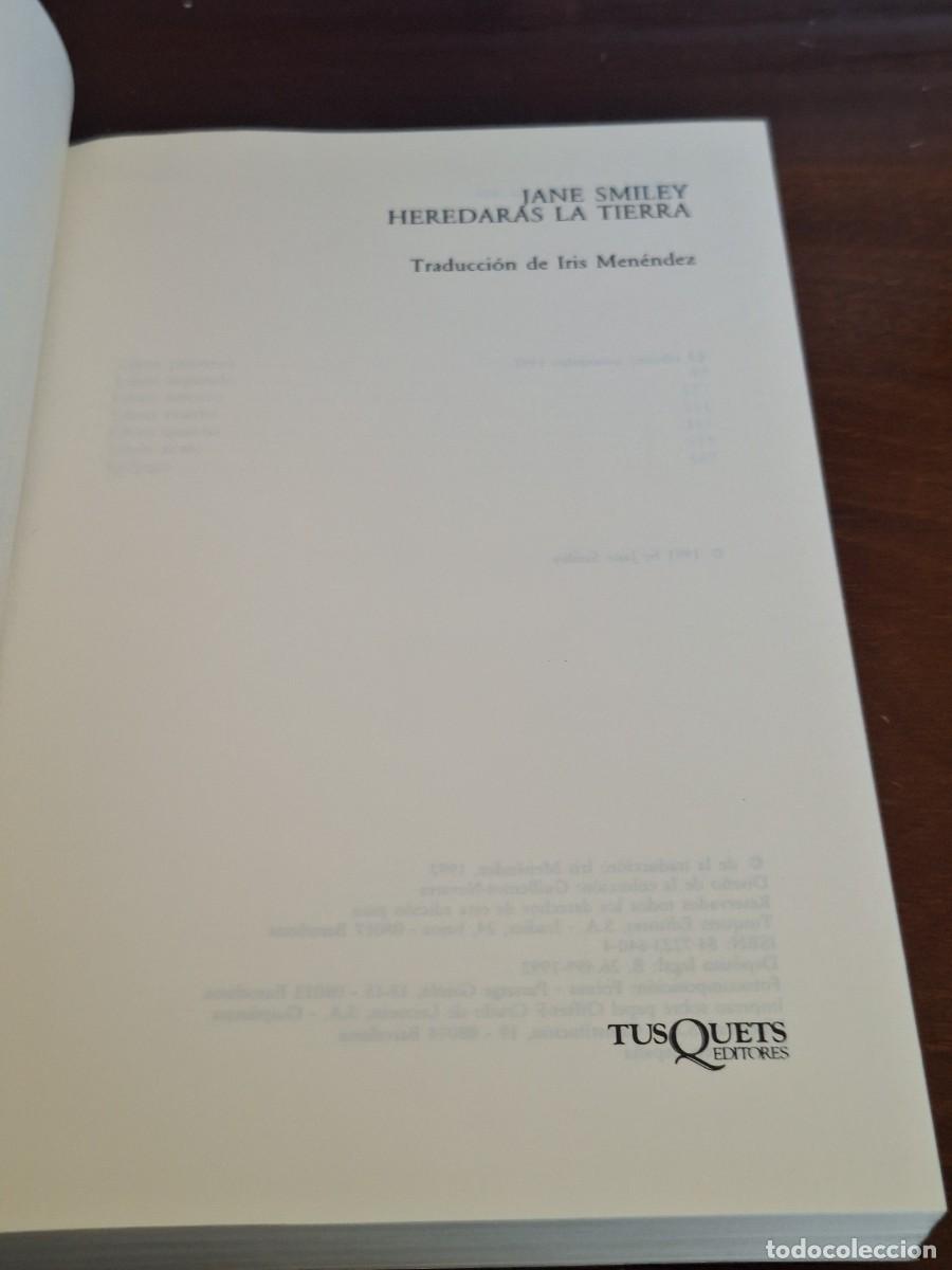 Libros: HEREDAR&Aacute;S LA TIERRA. SMILEY, JANE. TUSQUETS - Foto 12