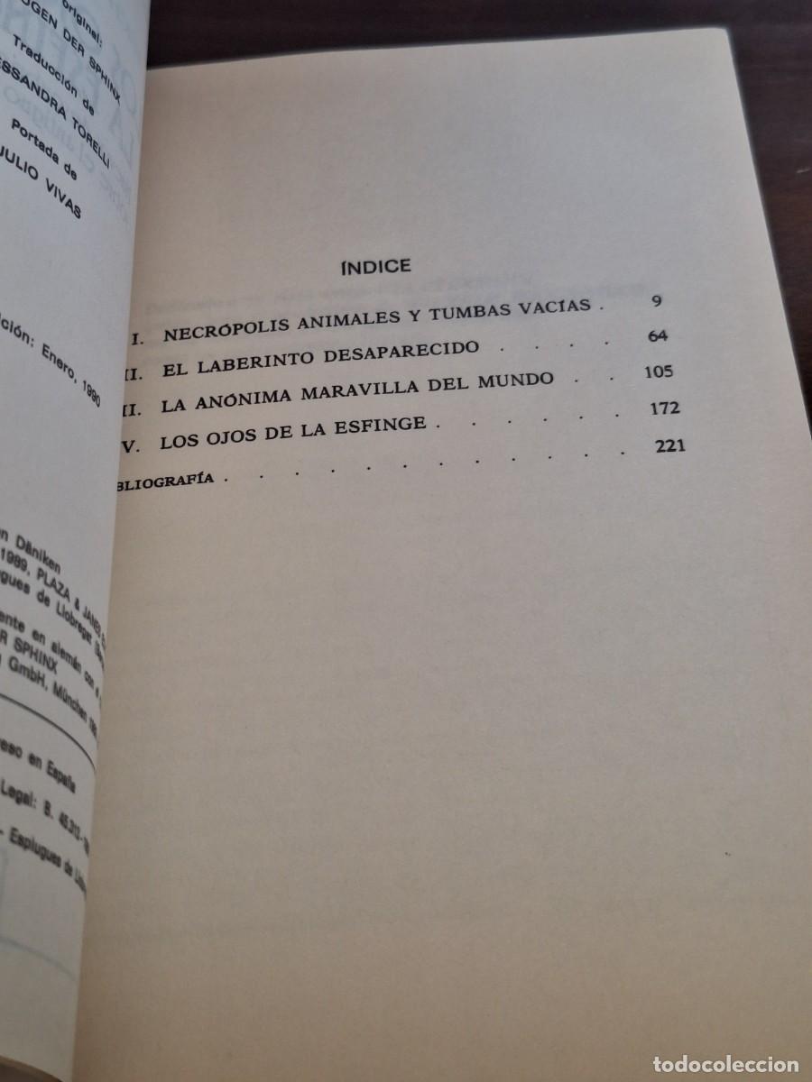 Libros: Los ojos de la Esfinge. Erich Von D&auml;niken - Foto 14