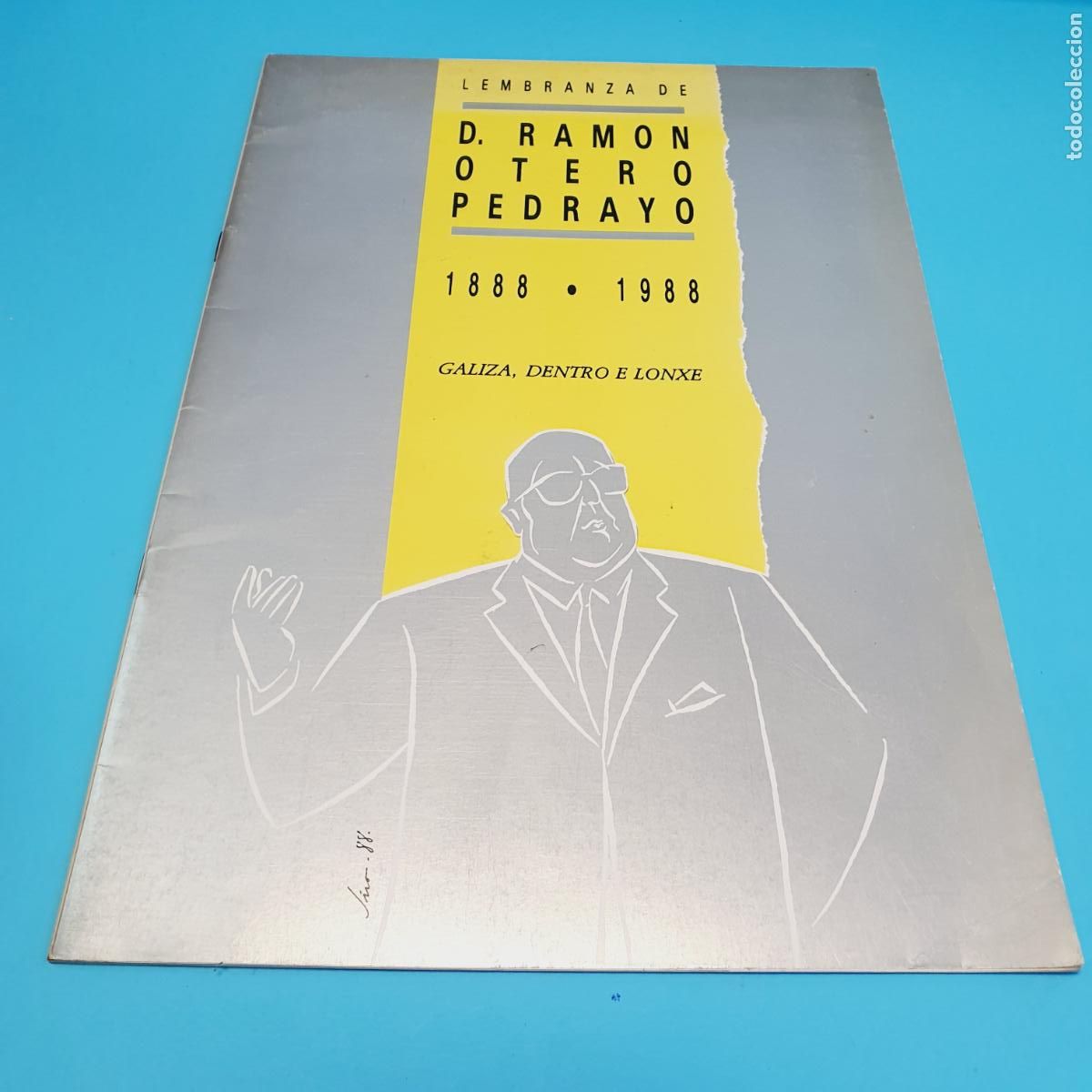 Livros em segunda m&atilde;o: LIBRETO-LEMBRANZA DE D. RAM&Oacute;N OTERO PEDRAYO-1888/1988-GALIZA, DENTRO E LONXE-VINTAGE-HIST&Oacute;RICOS