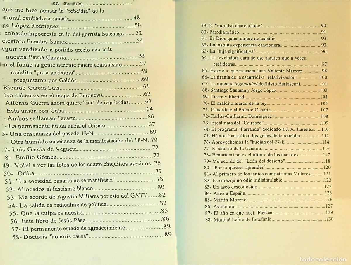 Libros: LA ESCUDILLA - V&Iacute;CTOR RAM&Iacute;REZ - 1994 - CANARIAS - Foto 3