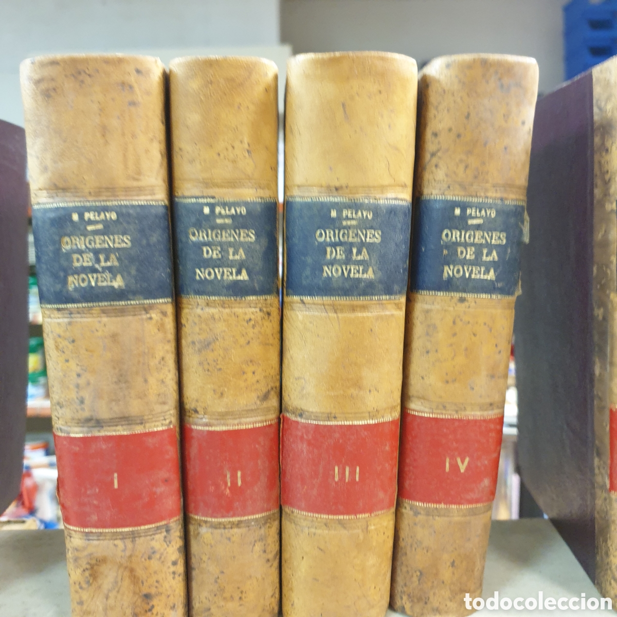 Libros: Or&iacute;genes de la NOVELA 4 vol&uacute;menes - Foto 1