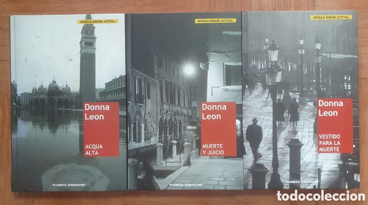 Libros: Pack Novela Negra � 3 Libros � Planeta DeAgostini - Donna Leon - Foto 1