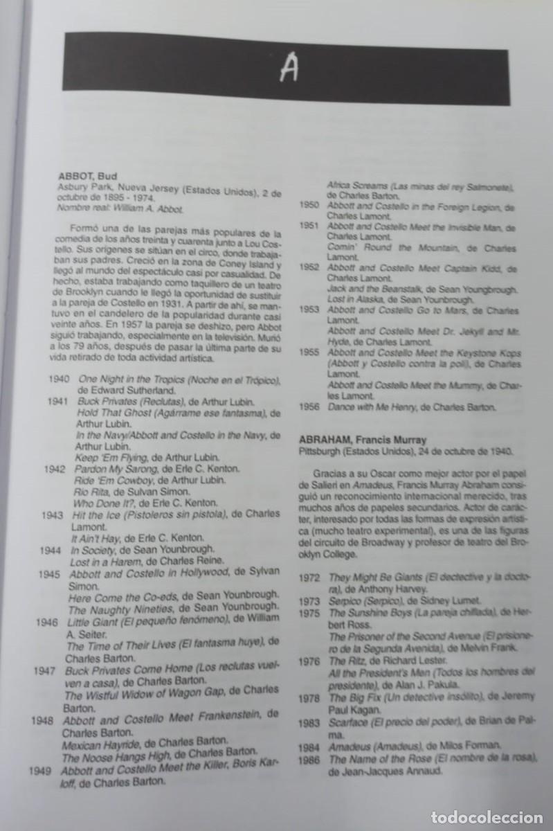 Libros: Diccionario mundial de actores - VVAA - Foto 2
