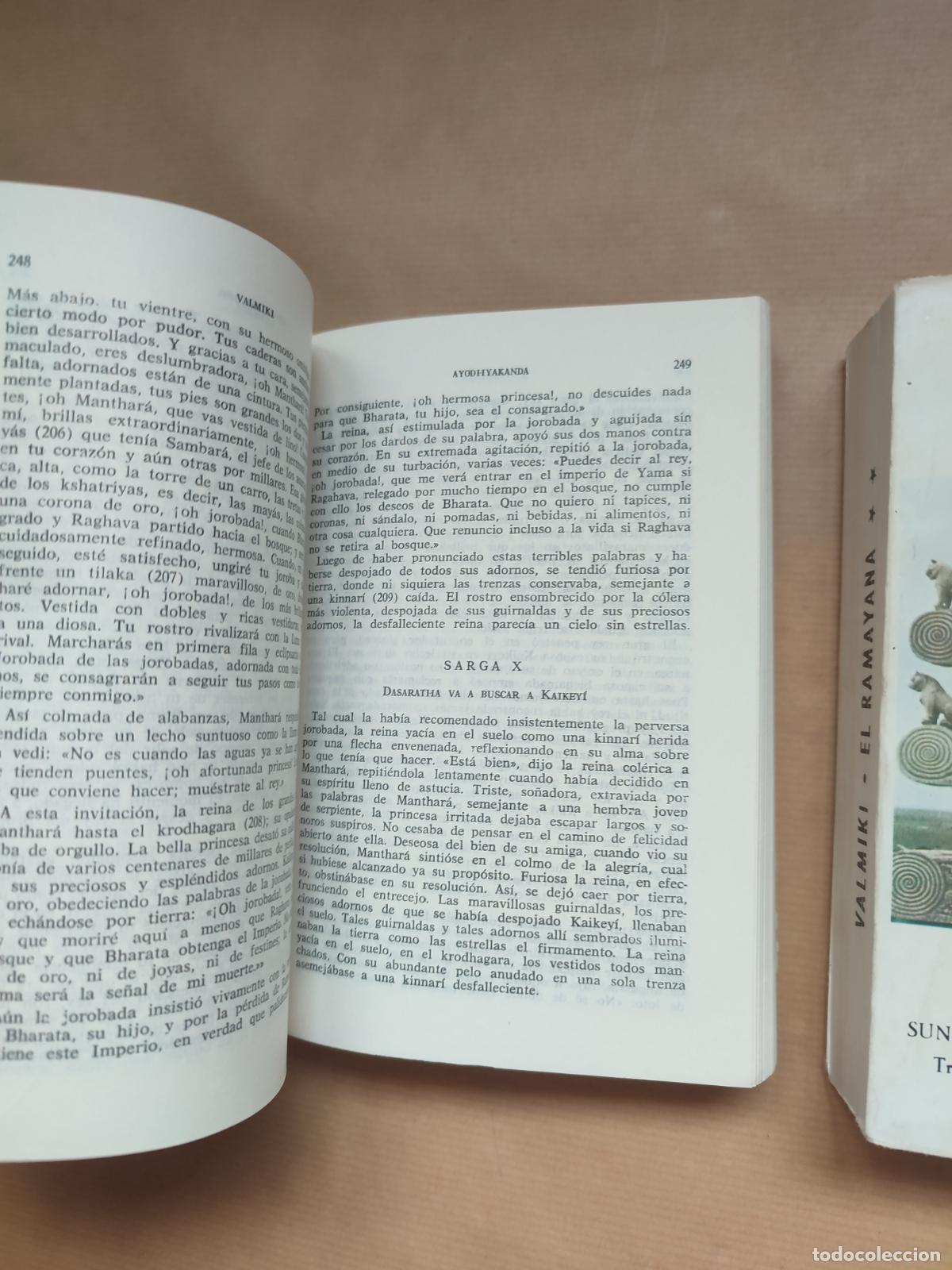 Libros: EL RAMAYANA. 2 VOL&Uacute;MENES - VALMIKI - Foto 3