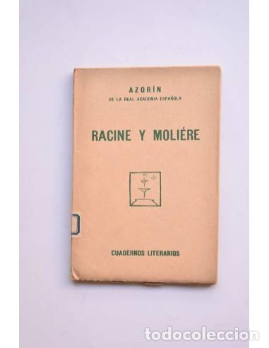 Libros: Racine y Moli&eacute;re - AZOR&Iacute;N (Leopoldo Alas) - Foto 1