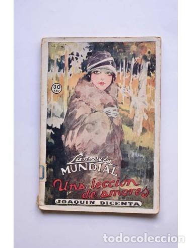 Libros: Una lecci&oacute;n de amores - DICENTE, Joaqu&iacute;n - Foto 1