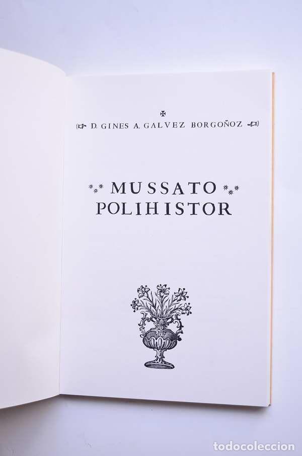 Libros: Mussato Polihistor - GALVEZ BORGO&Ntilde;OZ, Gin&eacute;s A. - Foto 2