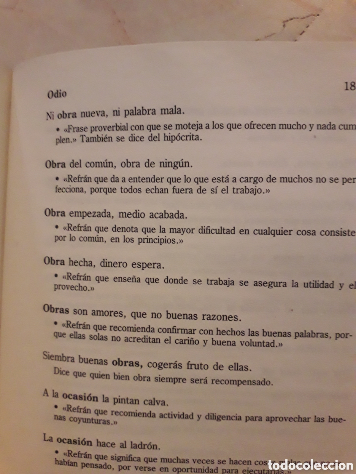 Libros: REFRANERO ESPA&Ntilde;OL. M FERNANDEZ - Foto 2
