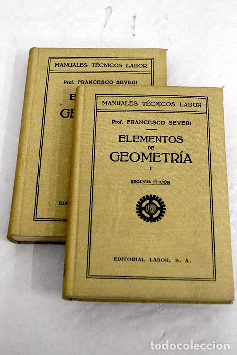 Libros: Elementos de Geometria.- Severi, Francesco - Foto 1