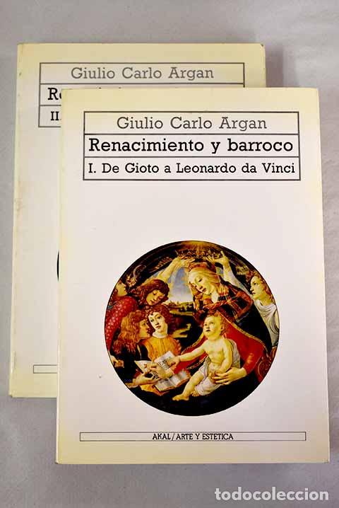 Libros: Renacimiento y barroco.- Argan, Giulio Carlo - Foto 1