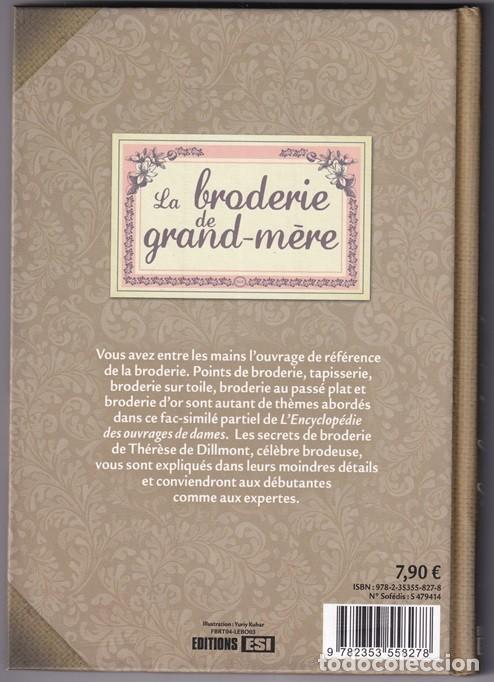 Libros: La broderie de grand-m&egrave;re - Th&eacute;r&egrave;se de Dillmont / Facs&iacute;mil - Libro en franc&eacute;s - Foto 2