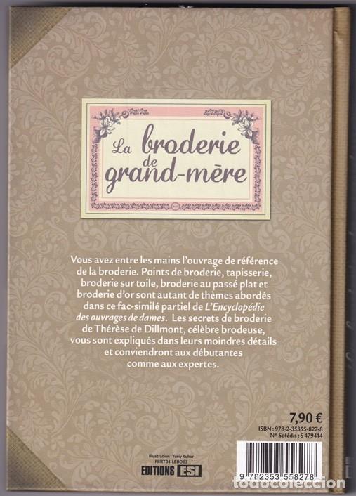 Libros: La broderie de grand-m&egrave;re - Th&eacute;r&egrave;se de Dillmont / Libro en franc&eacute;s - Facs&iacute;mil - Foto 2