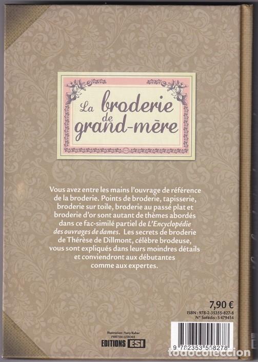 Libros: La broderie de grand-m&egrave;re - Th&eacute;r&egrave;se de Dillmont / Libro en franc&eacute;s - Facs&iacute;mil - Foto 2