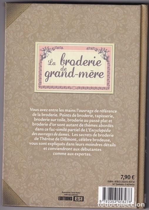 Libros: La broderie de grand-m&egrave;re - Th&eacute;r&egrave;se de Dillmont / Libro en franc&eacute;s - Facs&iacute;mil - Foto 2