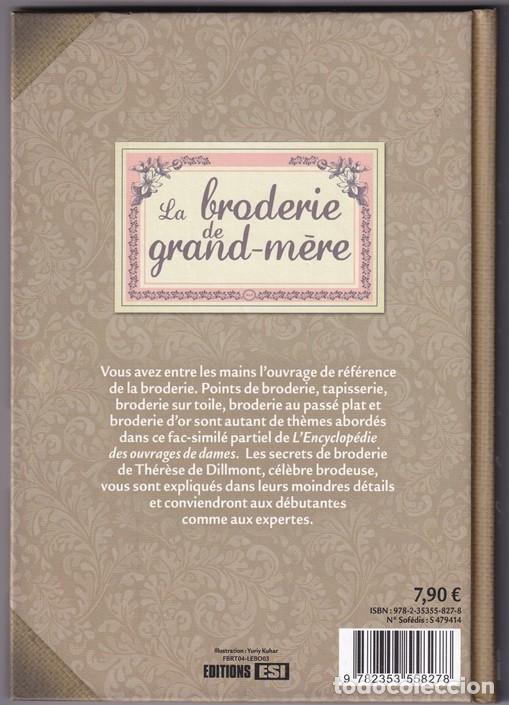 Libros: La broderie de grand-m&egrave;re - Th&eacute;r&egrave;se de Dillmont / Libro en franc&eacute;s - Facs&iacute;mil - Foto 2