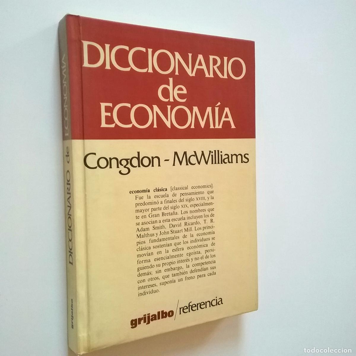 Libros: Congdon - McWilliams - Diccionario de Econom&iacute;a - Foto 1