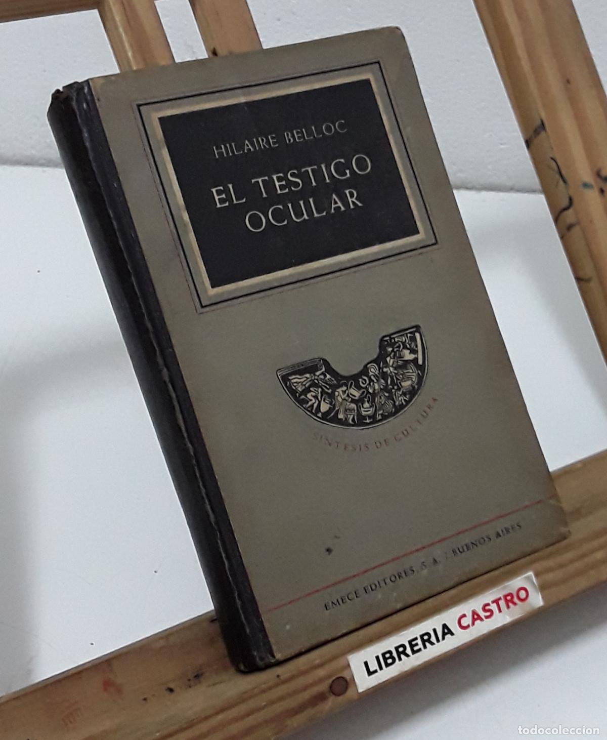 Libros: El testigo ocular - Hilaire Belloc. - Foto 1