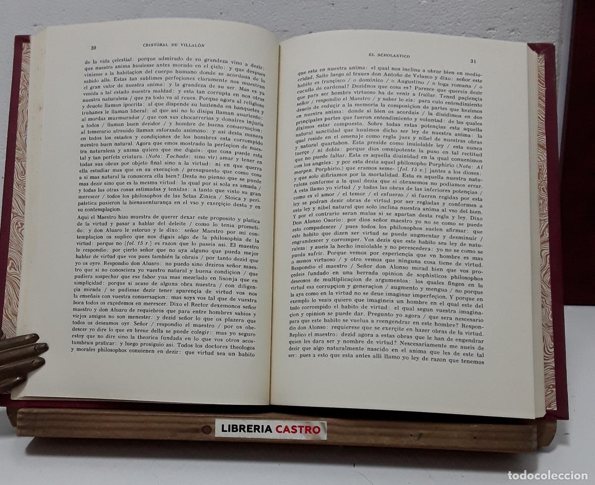 Libros: El Scholastico. I - Crist&oacute;bal de Villal&oacute;n. - Foto 2