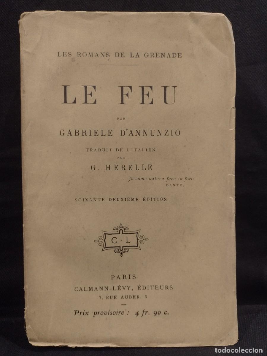 Libros: Le Feu - Gabriele D&acute;Annunzio - Foto 1