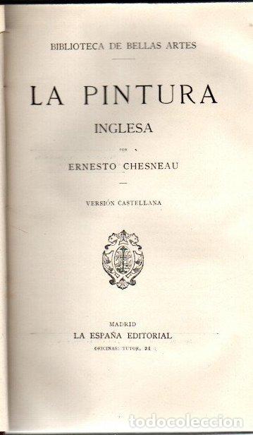 Libros: La pintura inglesa - Chesneau, Ernesto - Foto 1
