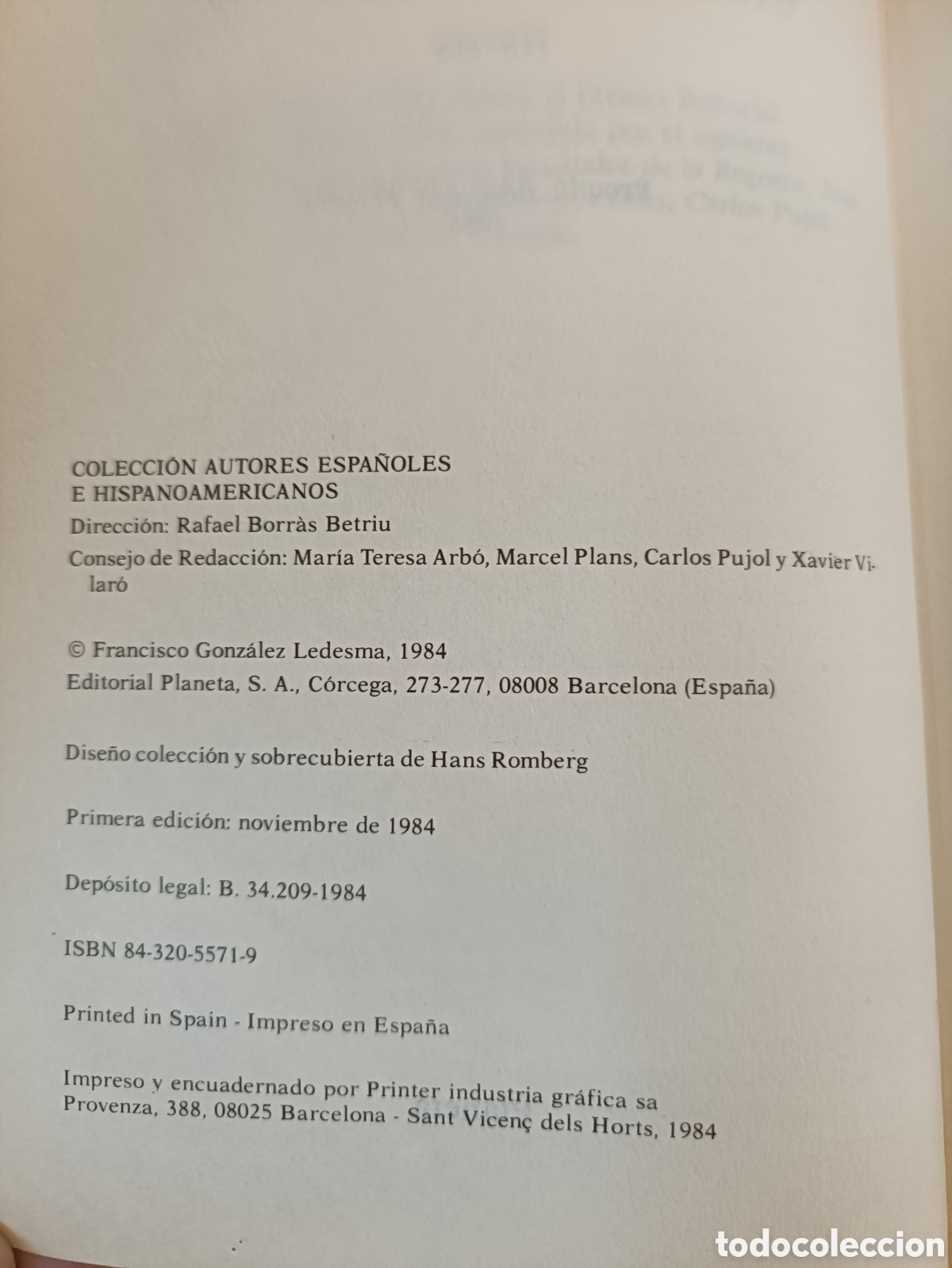 Libros: Cr&oacute;nica sentimental en rojo - Francisco Gonz&aacute;lez Ledesma 1&ordf; edici&oacute;n. - Foto 4