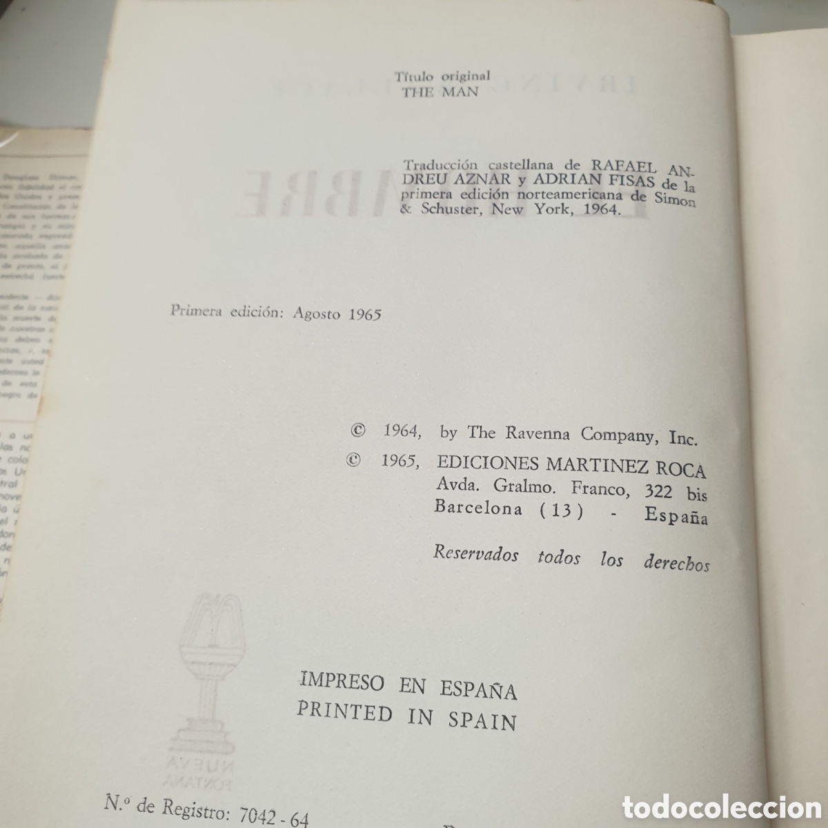Libros: EL HOMBRE IRVING WALLACE - Foto 2