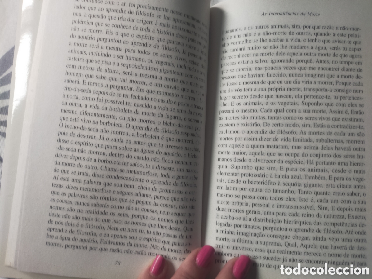 Libros: Jose Saramago.As intermitencias da morte.2005. - Foto 3