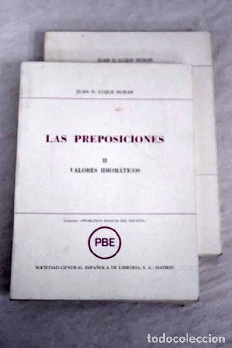 Libros: Las preposiciones: Luque Dur&aacute;n, Juan D..- Luque Dur&aacute;n, Juan D. - Foto 1